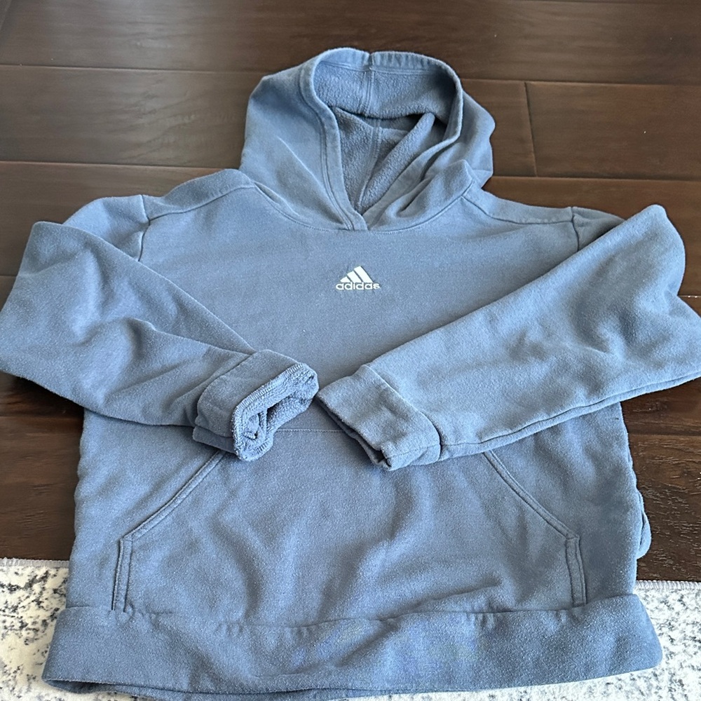 Adidas Boy’s Slate Blue Hoodie